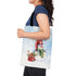 Snowman - Christmas Theme Printed Tote Bag - Uncommongifts.in